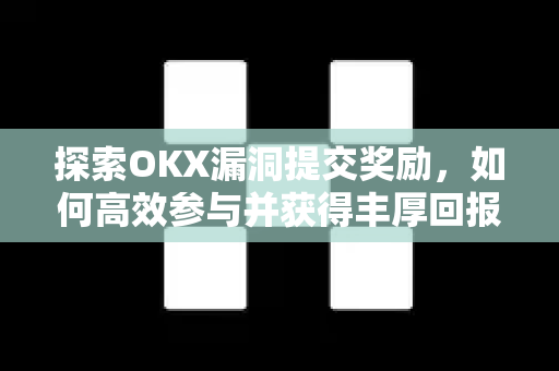 探索OKX漏洞提交奖励,如何高效参与并获得丰厚回报 探索OKX漏洞提交奖励,如何高效参与并获得丰厚回报