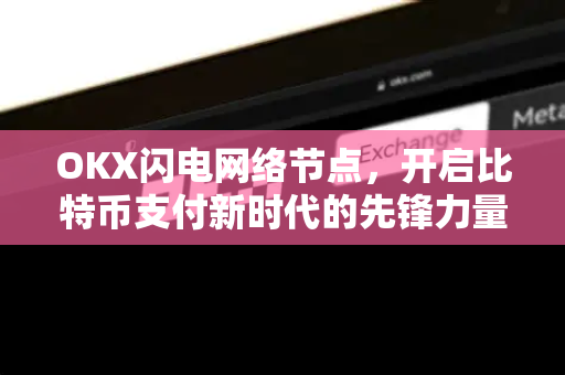 OKX闪电网络节点,开启比特币支付新时代的先锋力量 OKX闪电网络节点,开启比特币支付新时代的先锋力量